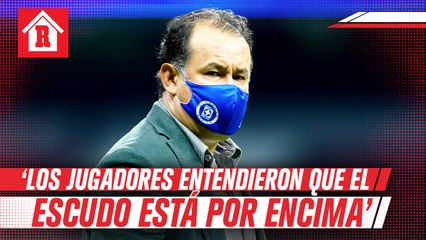 Juan Reynoso: "Los jugadores han entendido que el escudo está por encima de cualquier nombre"