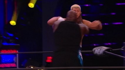 Shaq sent crashing through a table on return to squared circle