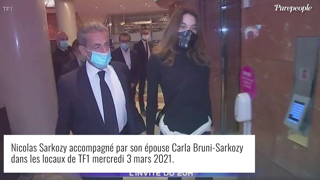 Nicolas Sarkozy, soutenu par Carla Bruni au JT de TF1 : "On me reproche des faits que je n'ai pas commis"