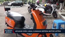 Aplikasi Ojek Lokal Gunakan Sepeda Motor Listrik