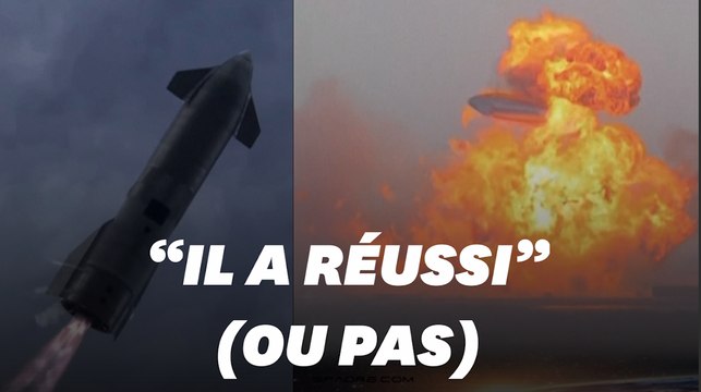 SpaceX: le prototype de fusée explose au sol quelques minutes après son atterrissage