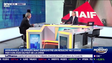 Pascal Demurger (MAIF) : MAIF enregiste un résultat net divisé par 4 en 2020 - 04/03
