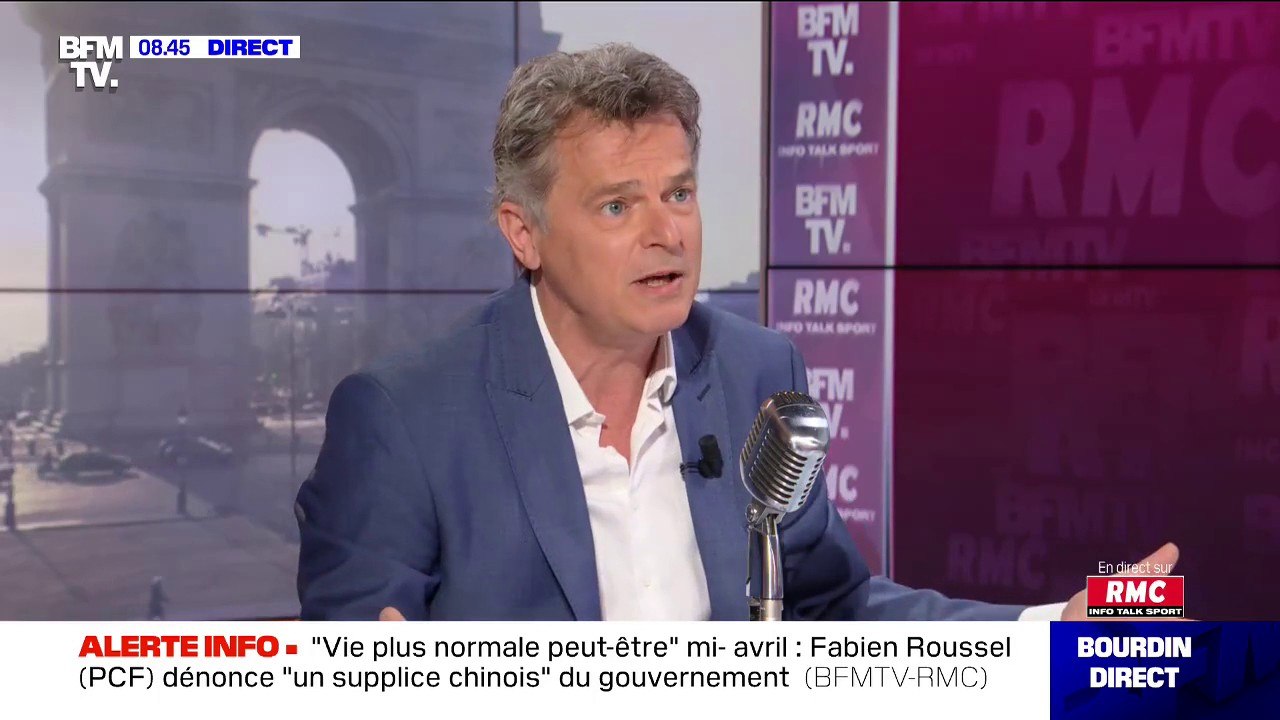 Fabien Roussel (PCF): "Pour ces laboratoires pharmaceutiques, ce coronavirus est une 'opportunité économique', c'est honteux"