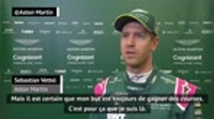 Aston Martin - Vettel : "Je suis là pour gagner"
