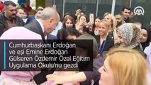 Cumhurbaşkanı Erdoğan ve eşi Emine Erdoğan'ın Gülseren Özdemir Özel Eğitim Uygulama Okulu'nu gezdi