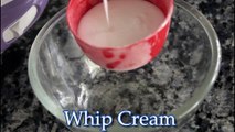 Cake Cream | Make Whipped Cream From Milk | Home made Cake Cream