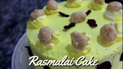 Rasmalai Cake Recipe | Valentine's Day Special | How To Make Rasmalai Cake Bengali