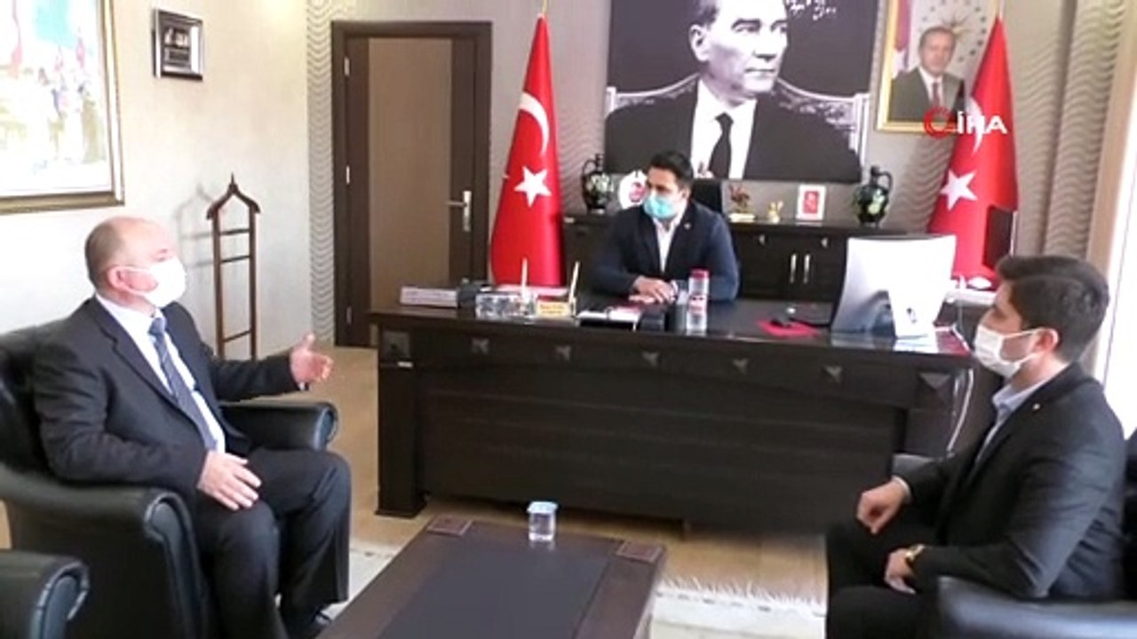 Kızılay, rekor bağış için Kaymakam Ülkü'yle görüştü