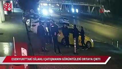 Esenyurt'ta yaşanan silahlı çatışmanın görüntüleri ortaya çıktı