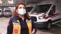 YALOVA - Kadın ambulans şoförleri zamanla yarışıp vakadan vakaya koşuyor