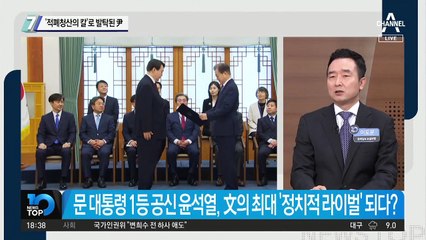 ‘적폐청산의 칼’로 발탁된 윤석열
