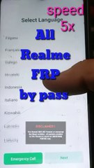 All Realme FRP BYPASS &LANGUAGE SETTING