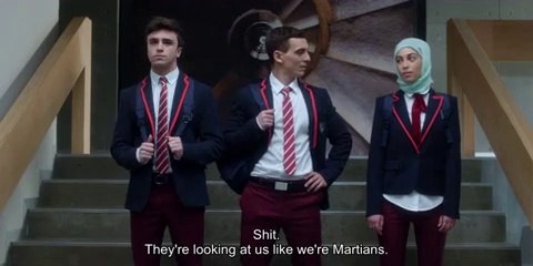 Spanish series Elite Season 1 episode 1