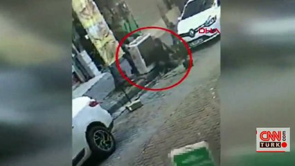 Klimayı sırtlayıp çalarken yakalandı