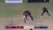 Gayle goes for golden duck in Dananjaya hat-trick