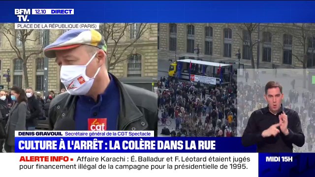 Denis Gravouil, secrétaire général de la CGT Spectacle, affirme que certains intermittents vivent avec 40 euros par jour