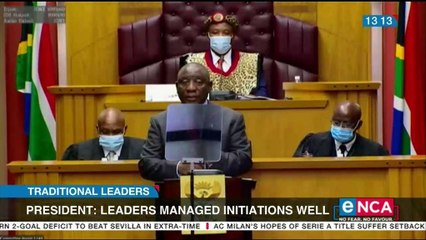 Ramaphosa says leaders managed initiation well
