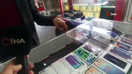 Cep telefonu hırsızlığı kamerada