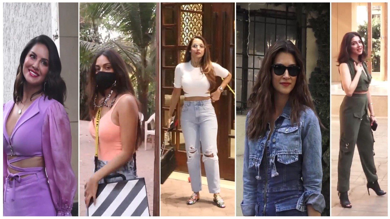 Kiara Advani, Kriti Sanon, Malaika Arora, Sunny Leone & Divya Kumar snapped across in the town