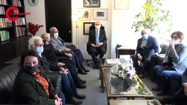 KILICDAROGLU CUMHURİYET GAZETESİNE ZİYARET