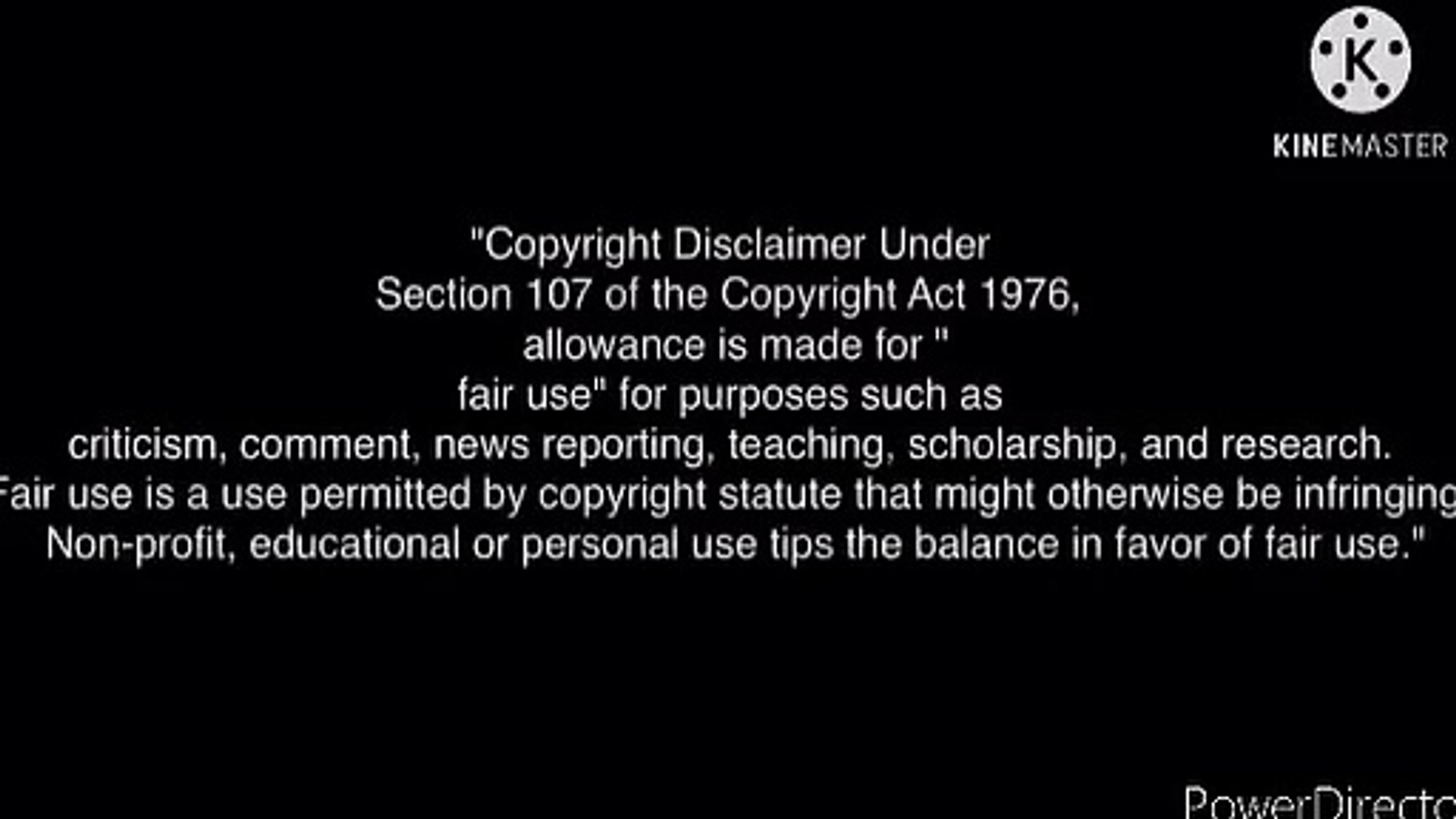 Copyright Disclaimer Under Section 107 Of The Copyright Act 1976