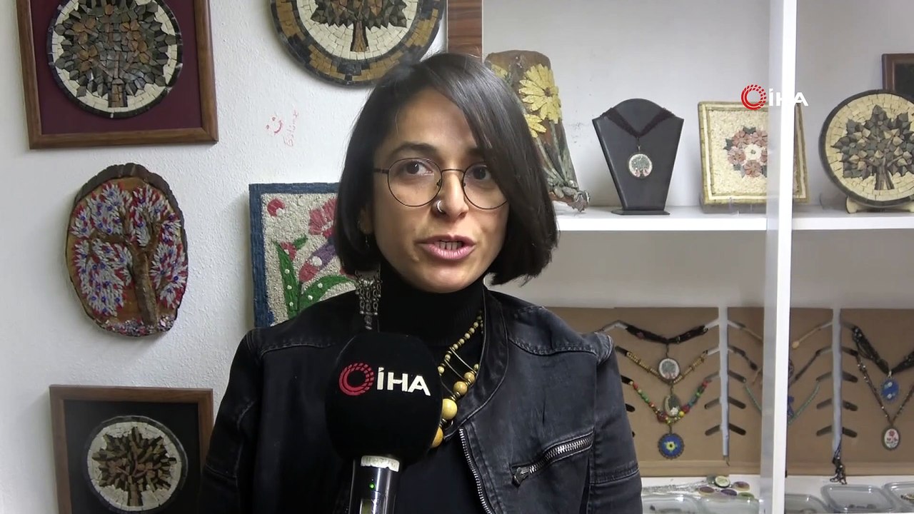 Hataylı sanatçıdan 3 boyutlu mozaik