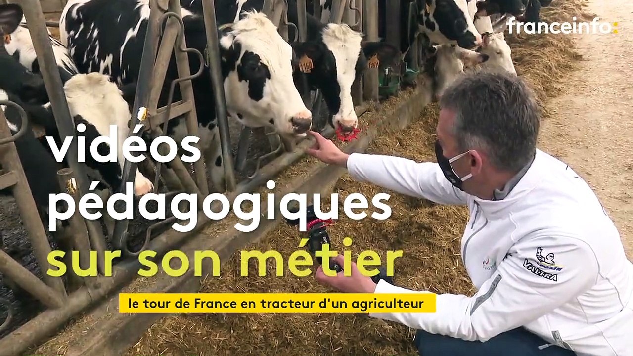 "Nous paysans" : un cultivateur du Pas-de-Calais raconte son tour de France en tracteur sur YouTube