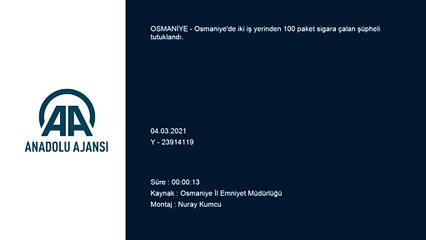 OSMANİYE - Güvenlik kamerası kaydından teşhis edilerek yakalanan hırsızlık zanlısı tutuklandı