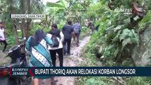 Bupati Lumajang Temui Korban Longsor, Bicarakan Rencana Relokasi