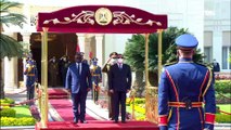 مراسم استقبال الرئيس السيسي لـ رئيس جمهورية غينيا بيساو فى قصر الاتحادية