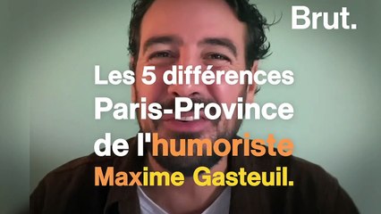 Quand Maxime Gasteuil ironise sur les différences entre Paris et la province