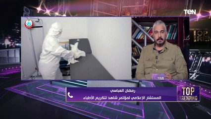 المستشار الإعلامي لمؤتمر شاهد لتكريم الأطباء: المبادرة أقل حاجة ممكن نقدمها للجيش الأبيض هما وأسرهم