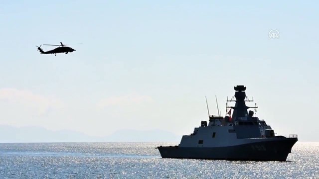 ANKARA - Milli Savunma Bakanlığı, Mavi Vatan Tatbikatı'na ilişkin görselleri paylaştı