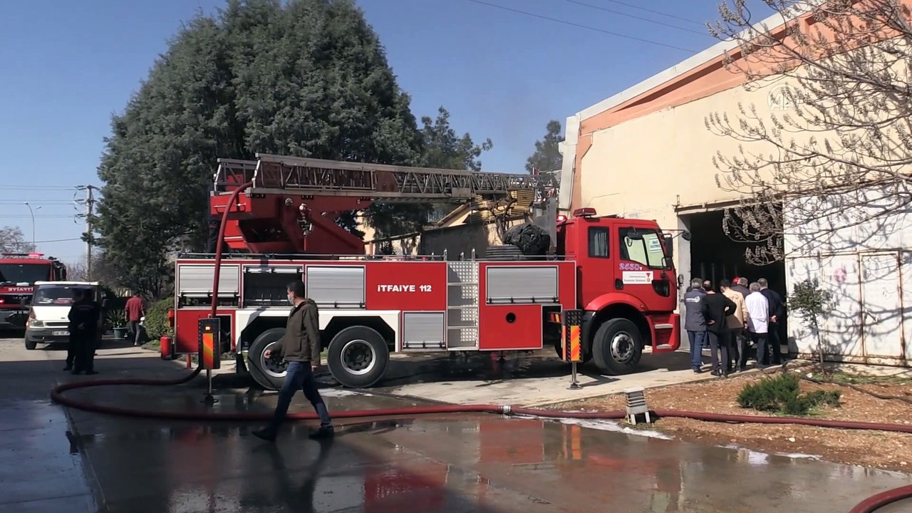KAHRAMANMARAŞ - Tekstil fabrikasında çıkan yangın kontrol altına alındı