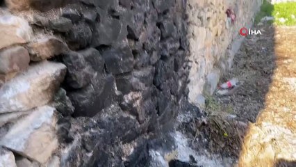 2 bin 500 yıllık surlarda ateş yaktılar