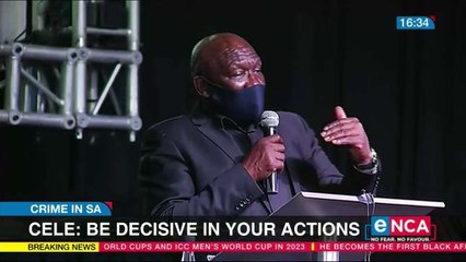 Cele says police must be decisive in their actions