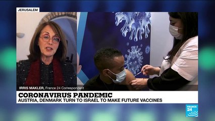 Скачать видео: Austria, Denmark look beyond EU to Israel for future vaccine