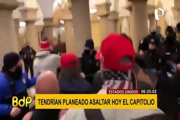 EEUU: cancelan actividades por la amenaza de asalto al Capitolio