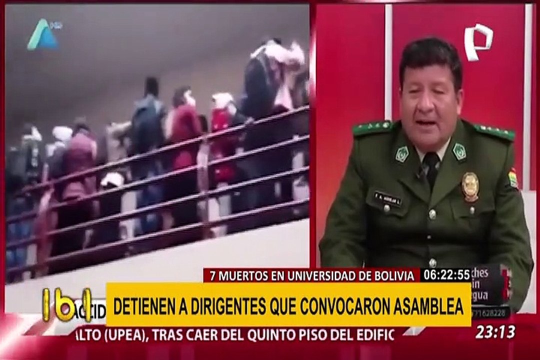 Bolivia: detienen a dirigentes por la muerte de estudiantes en una universidad de El Alto