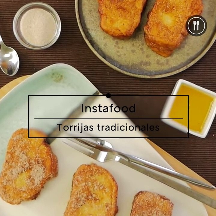 Cómo hacer TORRIJAS de leche tradicionales con dos acabados Azúcar y canela o Aguamiel   Instafood