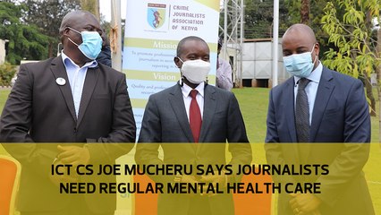ICT CS Joe Mucheru says journalist need regular mental health care