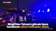 Askeri helikopter kazası: 10 şehit, 2 yaralı