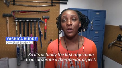 'Rage rooms' relieve pandemic stress in California