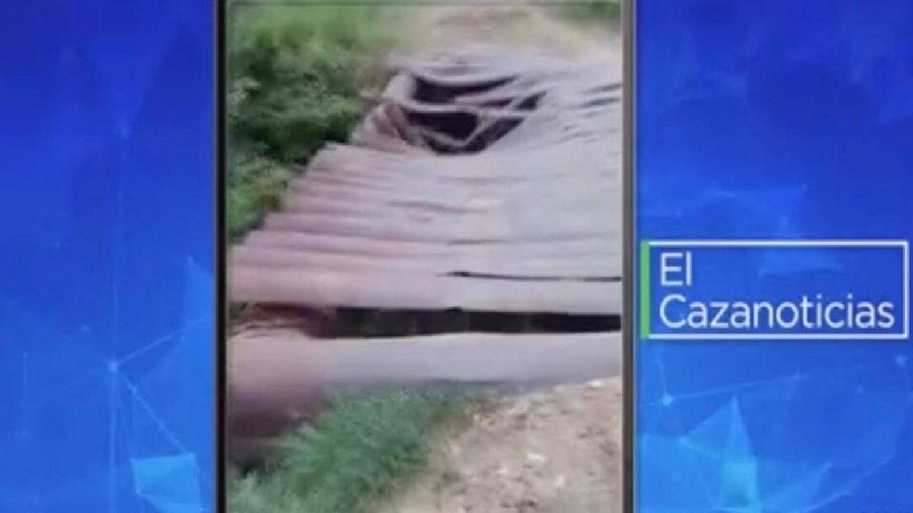 El Cazanoticias: mal estado de un puente en Pivijay, Magdalena