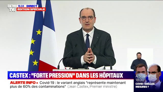 Jean Castex: Dans certaines régions, le virus circule moins, voire ralentit