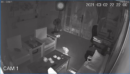 Reversing Robot Vacuum Moves Fan