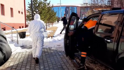 ARDAHAN - Öğrenci yurdundaki deprem tatbikatı gerçeğini aratmadı
