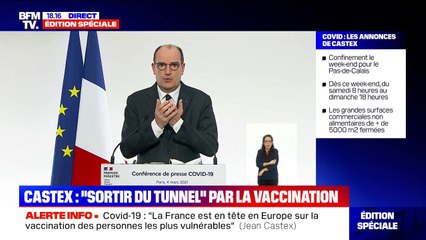 Jean Castex sur le vaccin AstraZeneca: "Il est très efficace et les réserves qu’il a pu susciter au départ n’ont plus lieu d’être"