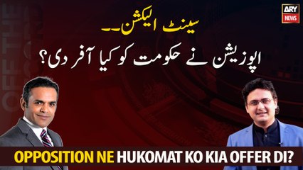 Senate Election: What did the opposition offer to the government?