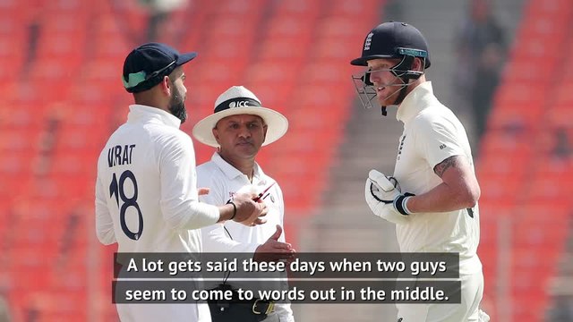 Two players who don't back down - Stokes on Kohli incident